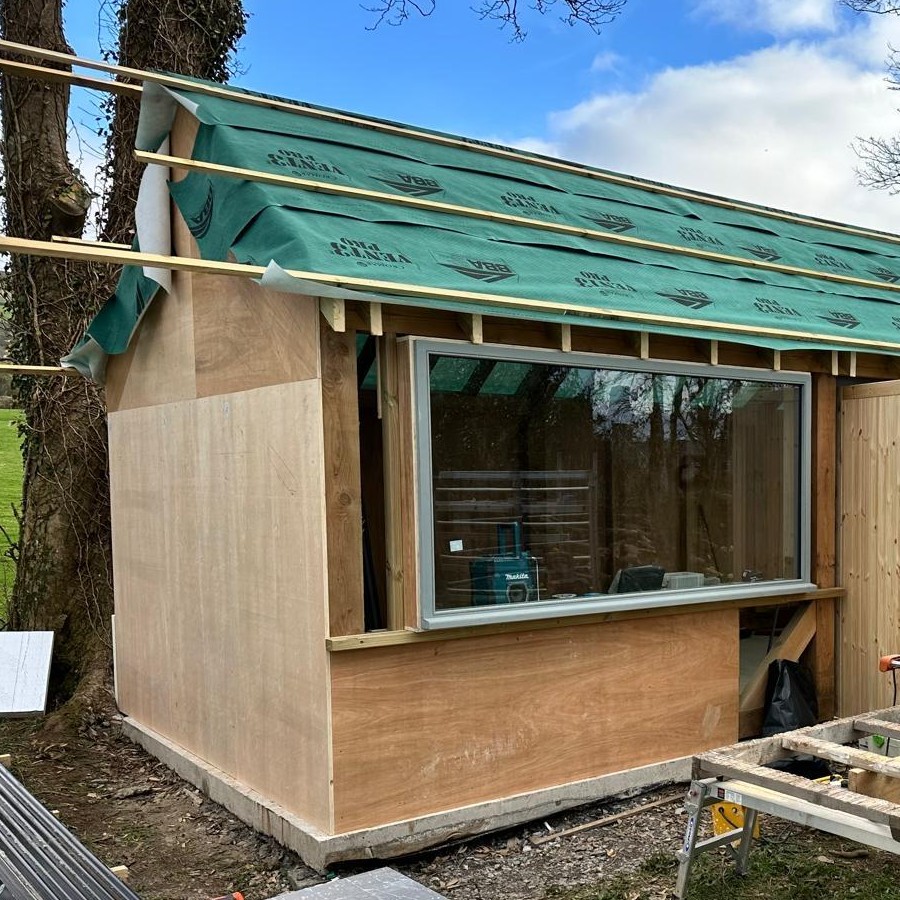 An Exterior Shot Of An Extension Taken WIP